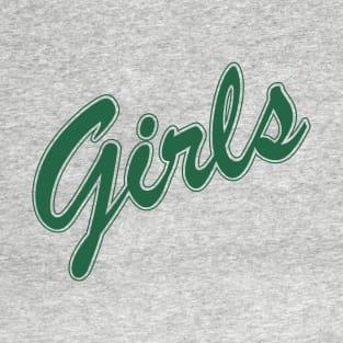 FRIENDS shirt design - "Girls" iconic logo (Green, Rachel) T-Shirt